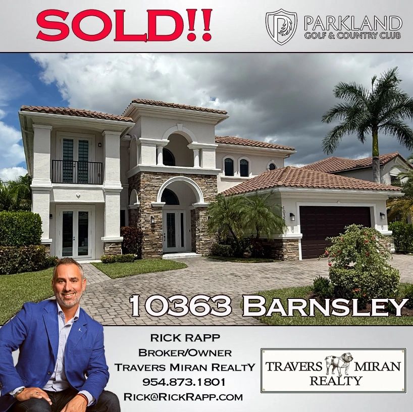 Recent Parkland Golf & Country Club sale by Rick Rapp